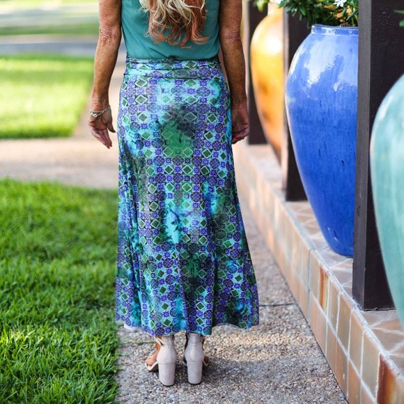 NWT Save The Faith Animal Medallion Long Reversible Skirt/Dress - Picture 10 of 12